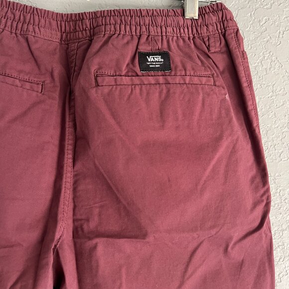 Vans Burgundy Range Elastic Relaxed Fit Pants - Picture 4 of 7